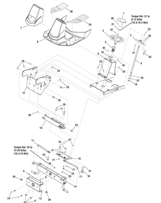 Part Location Diagram of 885106YP Briggs and Stratton Shaft steering
